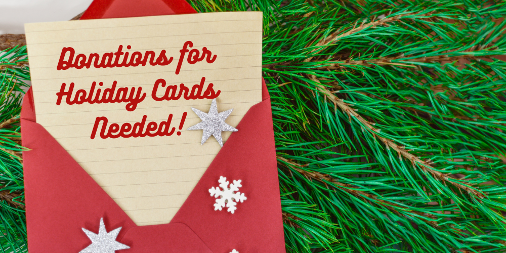donations for holiday cards